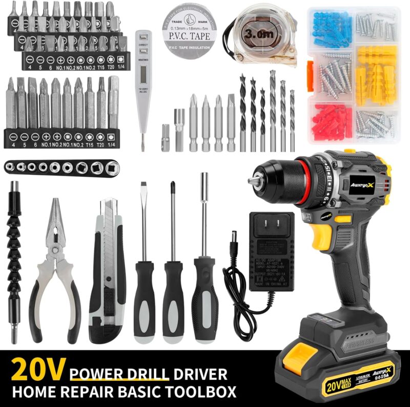 AwxryoX Brushless Compact Drill Tool Set - Image 2