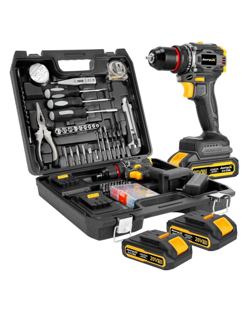 AwxryoX Brushless Compact Drill Tool Set